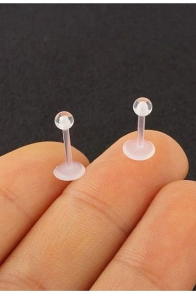 Jaida Moda Unisex Bioplastic Tragus Helix Cartilage Piercing (2pcs)