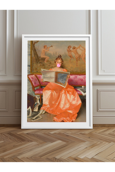 HOMEPACK Tekli Çerçeveli Tablo Poster Tablo TK/719