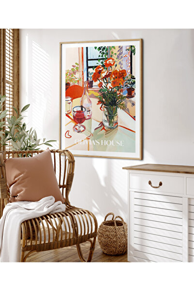 HOMEPACK Tekli Çerçeveli Tablo Poster Tablo TK/724