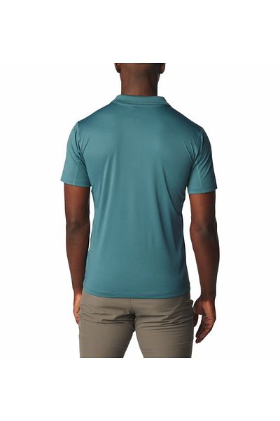 Columbia Zero Rules Men's Green Classic Collar Polo T-Shirt