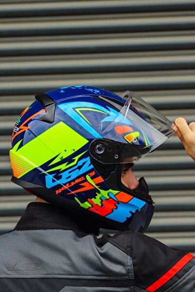 LS2 RAPİD TAGLINE MAVİ-NEON SARI