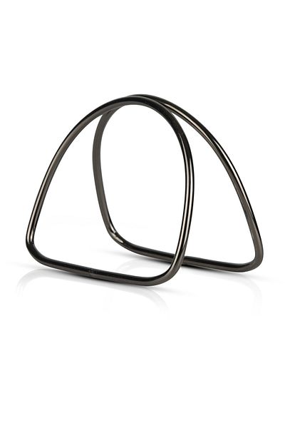 SENSY Black Metal Bag - Handle (D Model) 11 Cm