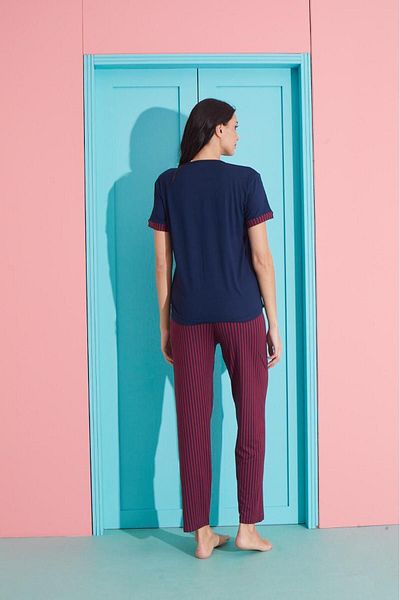 Pijamoni Women's Milan silk bamboo Pajama Set