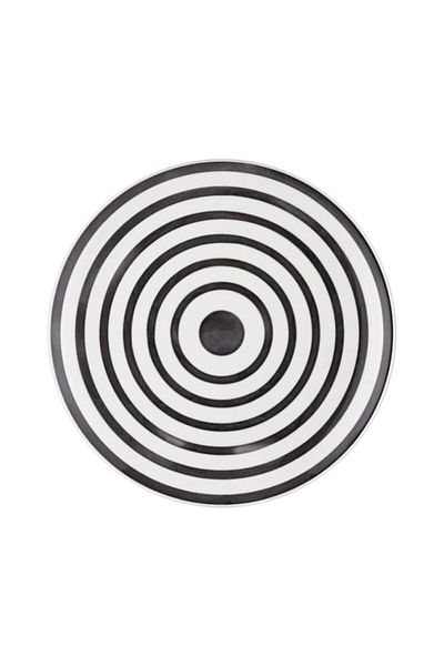 The Mia Maroc Chic Black Porcelain 19cm 6-Piece Cake Plate Chc0002