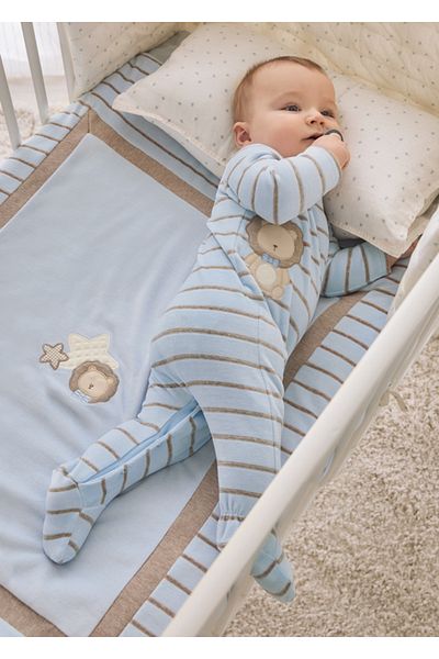 MAYORAL Better Cotton Velvet Newborn Sleeping Bag