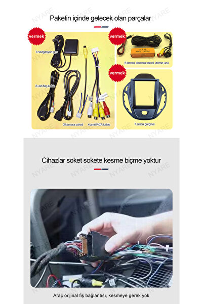 Conico OPEL Astra j Tesla 2010-2020Yıl 4GB Ram 64GB Rom Hafıza Multimedya Kablosuz Carplay Navigasyon