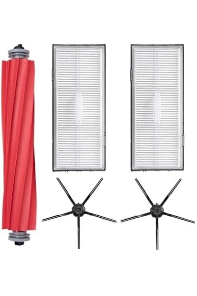 ibrush Roborock S7 Sonic - Μαύρο βασικό σετ 5 τεμαχίων με πλαϊνή βούρτσα, συμ...