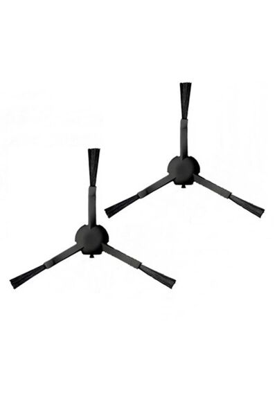 ibrush Dreame L10 Pro - 2-piece Black Side Brush, Compatible with Design