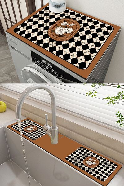 Else Dekor Κάλυμμα πλυντηρίου ρούχων Else Dryer Protection Mat και Water Catcher Νεροχύτης Ds01