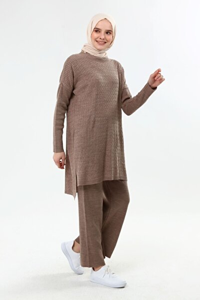 ilmek Σετ παντελόνι και τουνίκ με πλεκτό μπισκότο - Γυναικείο 4278