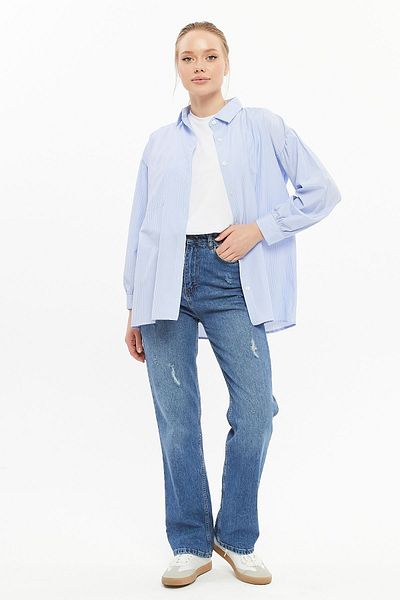 ilmek 24020 Γυναικείο πουκάμισο με μανίκια oversize