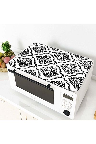 3D ELSE HALI Else Patterned Microwave Oven Cover Protective Mat Non-Slip Base Washable Organizer Case