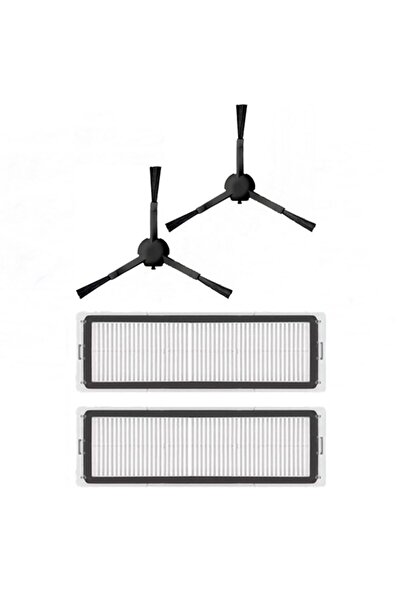 ibrush Dreame Z10 Pro - Συσκευασία με 2 φίλτρα Hepa και μαύρη πλαϊνή βούρτσα, συμβατό