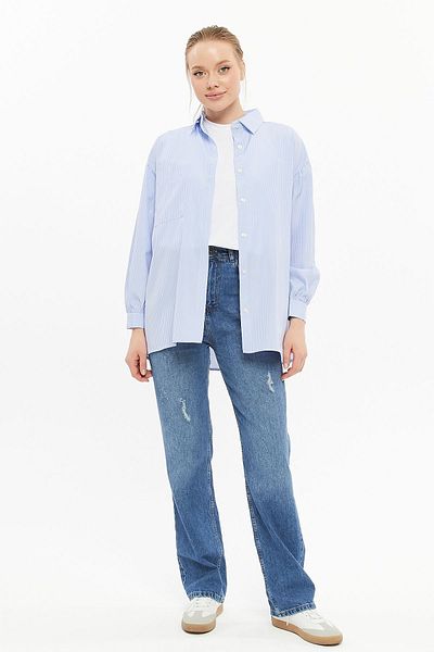 ilmek 24020 Γυναικείο πουκάμισο με μανίκια oversize