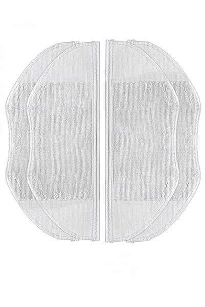 ibrush Σφουγγάριστρα Vacuum Mop Essential 2 σε 1, συμβατό με υφάσματα από ίνες σφουγγαρίστρας 4 τεμαχίων