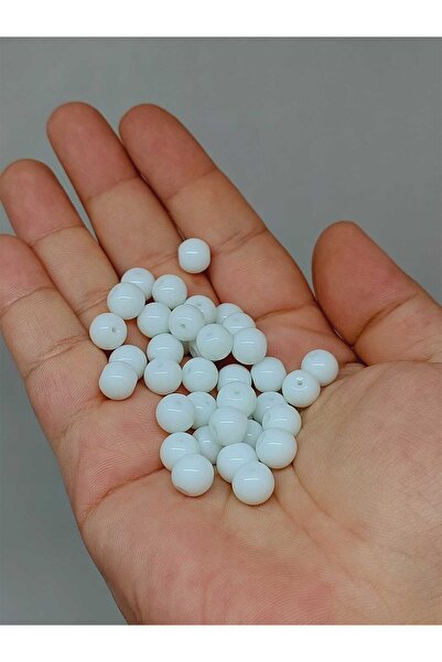 Yasamtohumu Bela staklena perla prečnika 8 mm - 50 komada (51664)