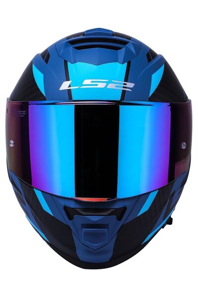 LS2 Storm 2 Racer Mat Mavi Kask