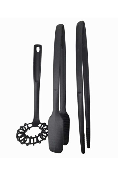 Plastlife 3Lü Yanmaz Yapışmaz Servis Izgara Maşası, Spiral Çırpıcı ve Cımbız ...