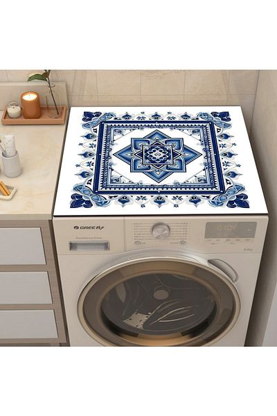 3D ELSE HALI Washing Machine Dryer Refrigerator - Liquid Proof Non-Slip, Washable Cover
