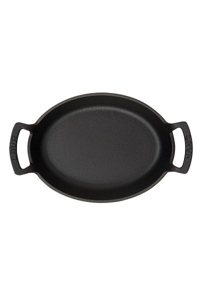 LA Va Metal Handle Oval Sahan Casting 23x17cm