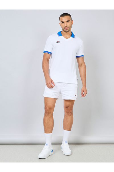 UMBRO Rib Tennis T-Shirt with Contrast Trim