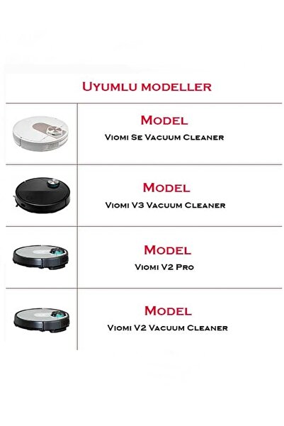 ibrush Mi Robot Viomi V2 Pro съвместим комплект от 6 части