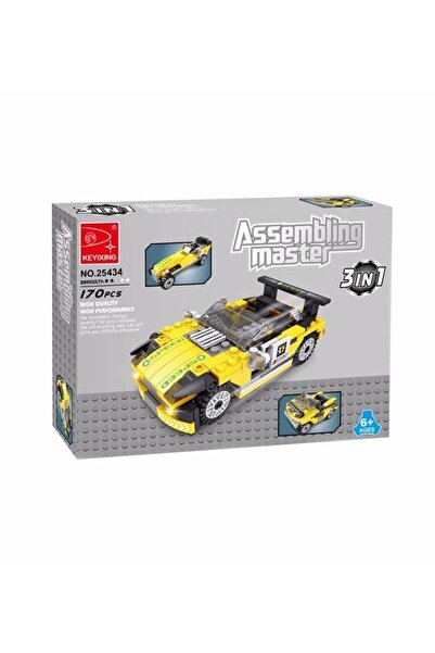 Ausini Assembling Master 170 Pieces 3 in 1 Sports Cars
