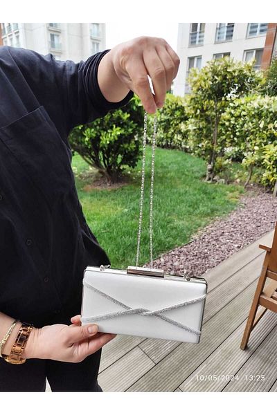 lowell bag Βραδινό φόρεμα Lowell - Τσάντα με λευκό σταυρό