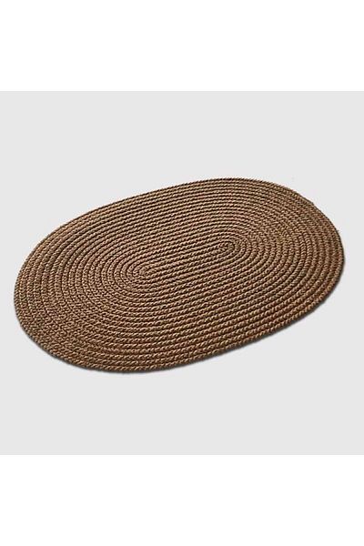 Else Dekor Else Oval Natural Organic Jute Cover Protective Mat Kitchen Organizer
