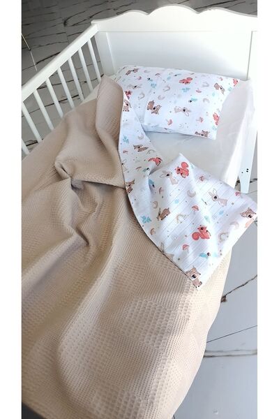 Heybe مجموعة وافل / موسلين بيبي بيكيه