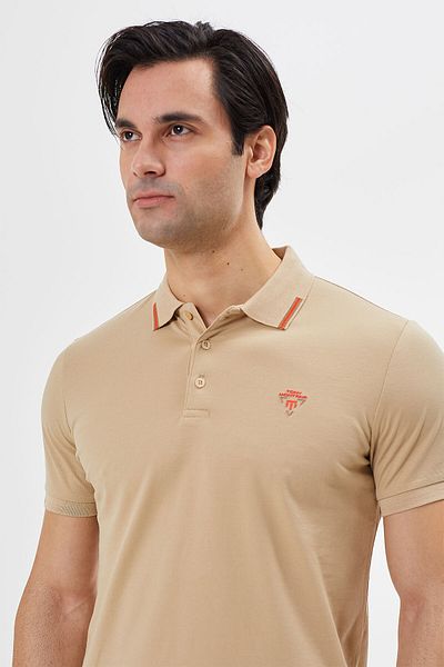 Tony Montana Men's Polo Neck T-Shirt - Regular Fit, Print Detail on the Back