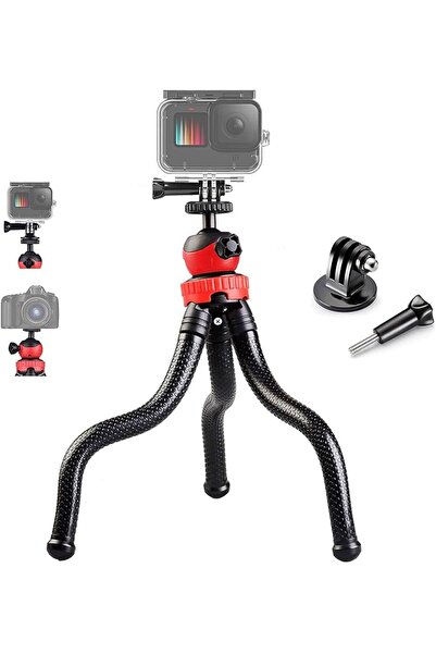 Dymax Tüm Aksiyon Kameralara Tripot Gopro Hero  4 5 6 7 8 9 10 11 12 Uyumlu G...
