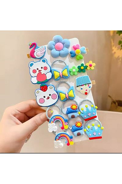 synshop Set cu margarete și curcubeu plisate Cinnamoroll pentru fete - panglică cadou