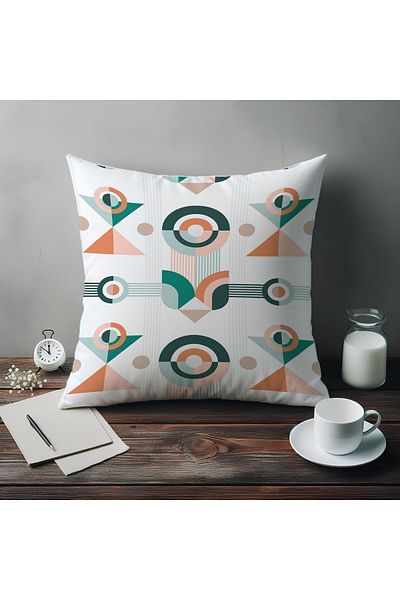 Else Dekor Μοντέρνο Minimal Pattern Ψηφιακό Διακοσμητικό Κάλυμμα Μαξιλαριού Ριχτάρι Διπλής Όψης 43x43cm