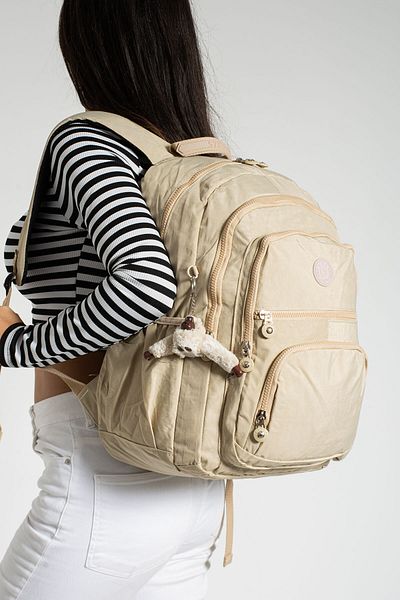 Çanta Trend Mega Size Ultra Light - Large Volume School Travel Backpack with Monkey Gift