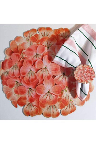 Maxxdeco 12 Parça Servis Takımı,desenli 4supla,4peçete Halkası,4servis Peçetesi,amerikan Servisi,runner