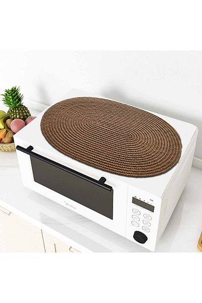 Else Dekor Else Oval Natural Organic Jute Cover Protective Mat Kitchen Organizer