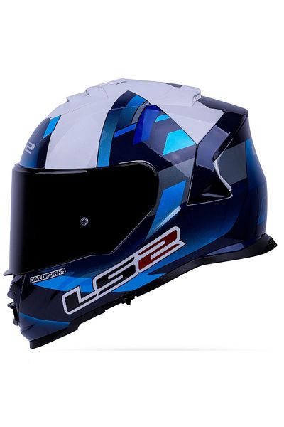 LS2 Storm 2 Mcphee - Blue and White Helmet