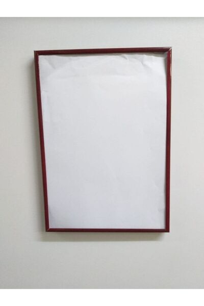 Bordo Metal Resim Çerçevesi 21x30 Cm