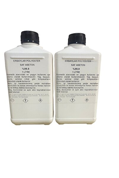ERBAYLAR POLYESTER SAF ASETON %99,9 OJE TEMİZLEYİCİ 2 LİTRE