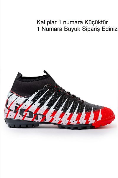 Freemax Freemax.1452 Red Black Unisex Astroturf Pantofi Fotbal - Cu Sosete