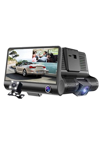 Concord Araç Içi Kamera 3 Kameralı (yol + Araç Içi+ Arka) Hd Video Kayıt Mikrofonlu Türkçe C-657