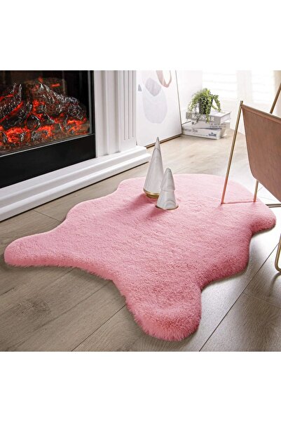 BALADI HOME post halı peluş paspas kürük çok yumuşak ve ithal peluş