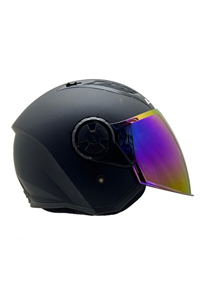 LS2 AIRFLOW 2 MAT SİYAH KASK GÖKKUŞAĞI CAM