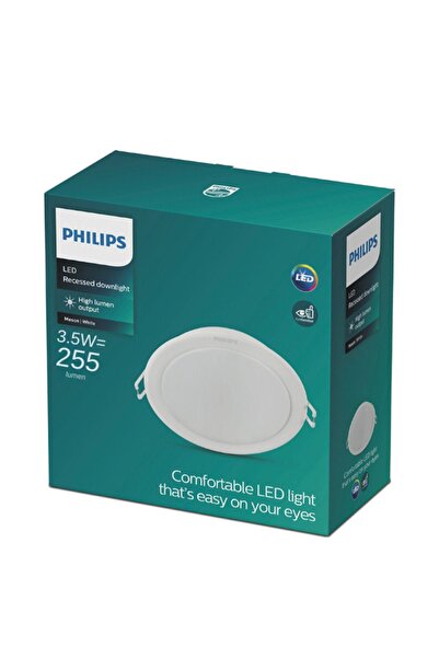 Philips Meson 59941 3.5w Downlight Spot 8cm Çap 3000k Sarı Işık 235 Lümen