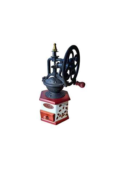 Jus Coffe Nostaljik Seramik Gerçek Kollu Kahve Değirmeni