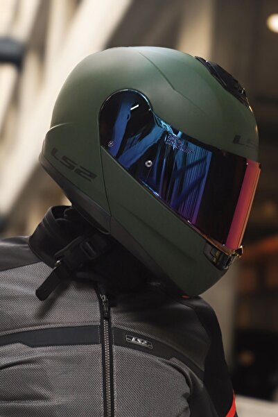 LS2 STROBE 2 MAT YEŞİL KASK