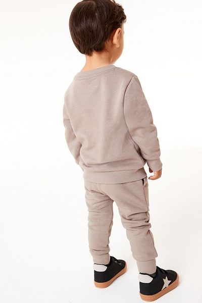 Next Baby 100% Cotton Putty Stone Jogger Set