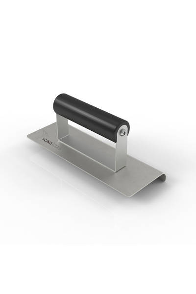 YUNA TOOLS Baskı Beton Paslanmaz Çelik Kenar Malası 200(L)x75(W)mm R12 D20 - Standart Sap