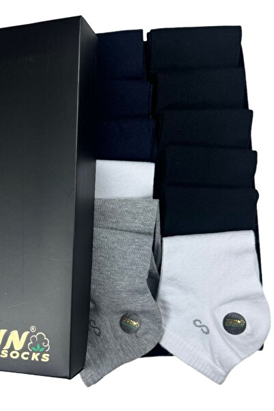 TOLIN Чоловічий комплект шкарпеток з бамбука, 12 пар - кольорові, модель 10538